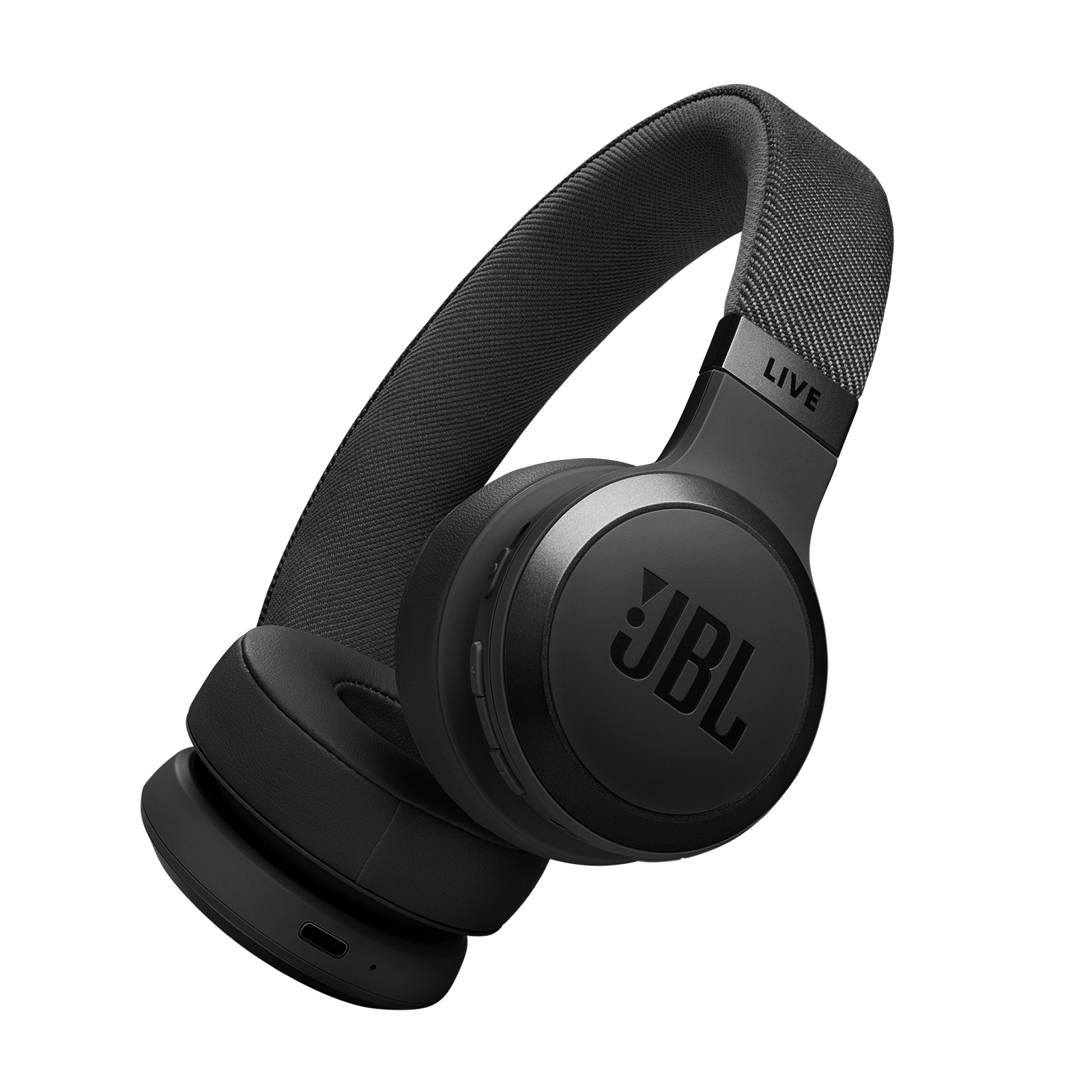 Image of JBL Live 670NC Wireless On-Ear Headphones with Noise Cancelling Technology and up to 65 hours Battery Life, in Black